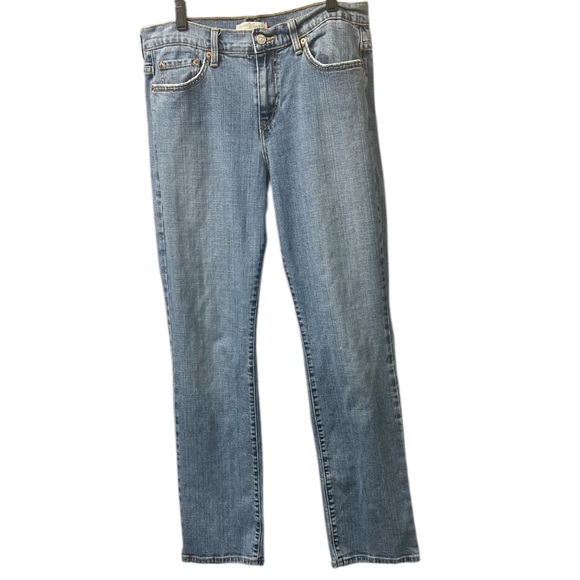 Levi's 505 True Classic Straight Leg Light Wash Denim Jeans Women's Size 12 M - Picture 8 of 10